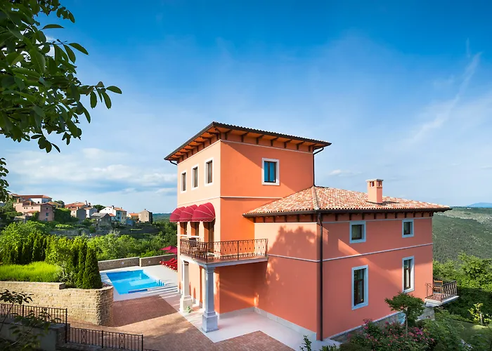 Palazzo Angelica Hilltop Luxury Villa With Pool, Spa & Views (Adults Only) Oprtalj